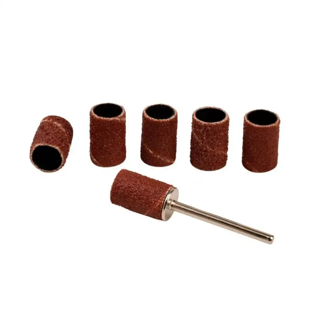 Small MOQ Customized 6mm Sanding Band for Electric Nail Drill 100Pcs/Box with - Sanding Band... – material and grit closeup, sanding band / sleeve