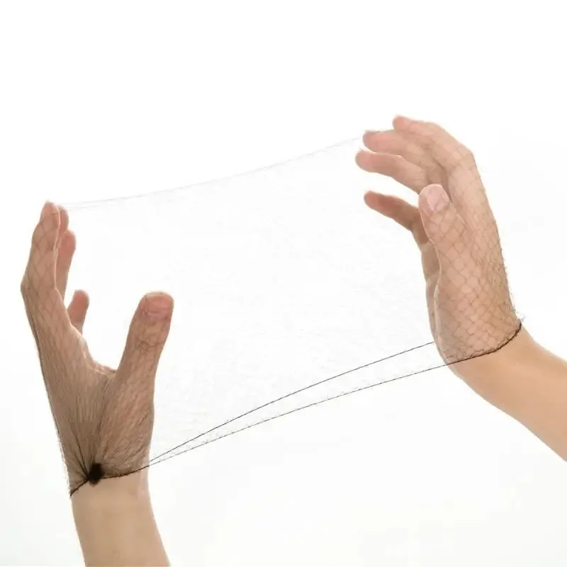 Disposable Non-Woven Hair Net – material and texture closeup, disposable B2B wholesale