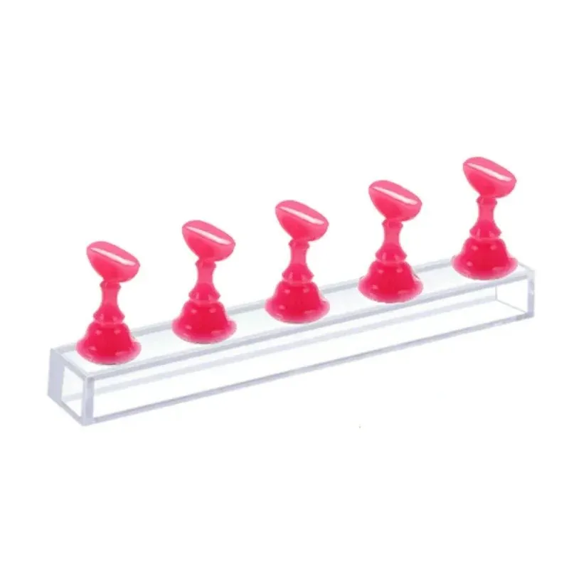 Professional Magnetic Nail Tips Holder Portable Acrylic Display Stand with Magnet 5 – material and finish closeup