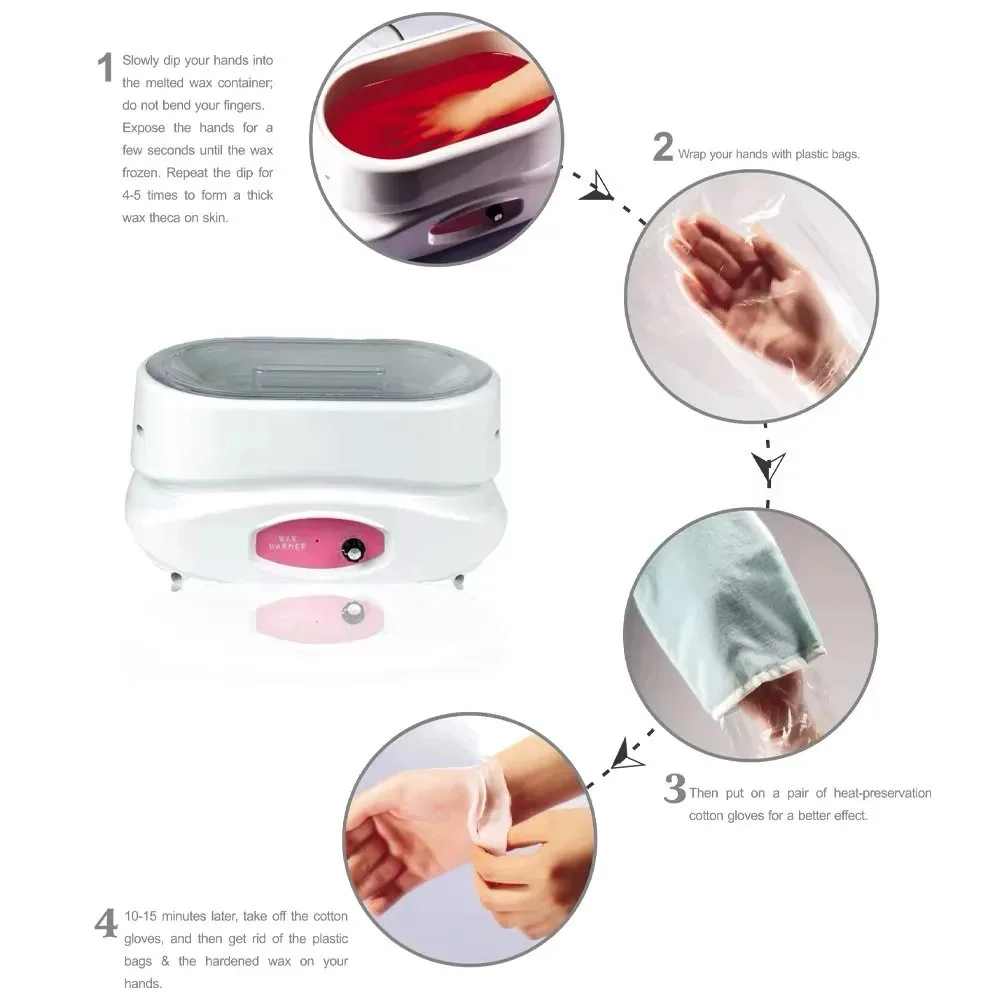 4400ml Digital Paraffin Wax Warmer for Body Care Hand Foot Hair Removal – salon and spa use reference, B2B wholesale