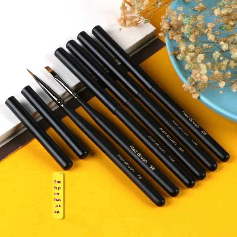 Wholesale 16Pcs Japanese Style Nail Art Brush Set Wood Handle Drawing Liner Pen With – professional salon use reference, B2B wholesale