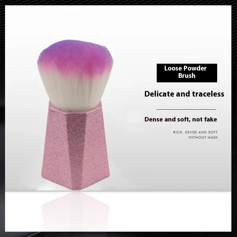 Custom Color Pink Nylon Hair Dust Brush Plastic Handle Size Adjustable Individually – professional salon use reference, B2B wholesale