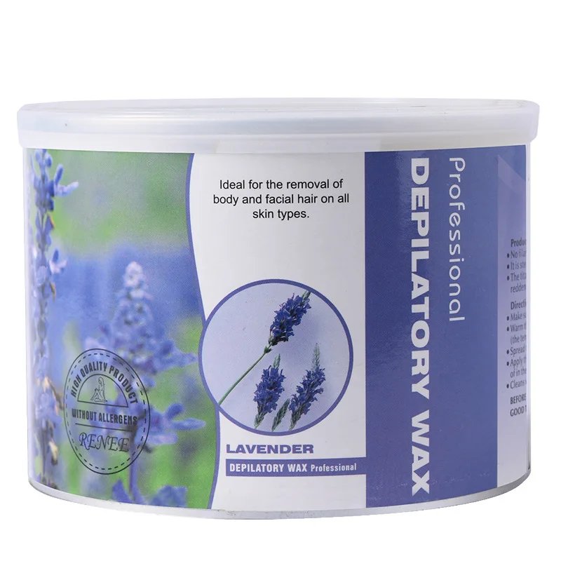 Custom Printed 400g Face Hair Removal Wax Pot Soft Wax for Professional Salon & Home Use – professional salon use reference, B2B wholesale