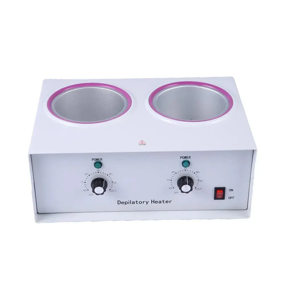 UL / FCC Dual Pot Wax Heater — 450g + 800g, Private Label – salon use reference, B2B wholesale