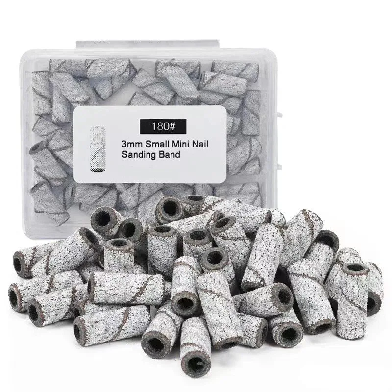 Professional 100Pcs/Box Small Sanding Band for Electric Nail Drill Solid - Sanding Band / Sl... – custom packaging and private label branding, sanding band / sleeve