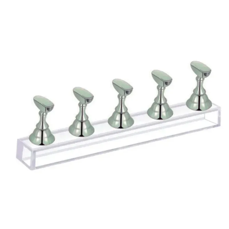 Professional Magnetic Nail Tips Holder Portable Acrylic Display Stand with Magnet 5 – custom packaging and private label branding