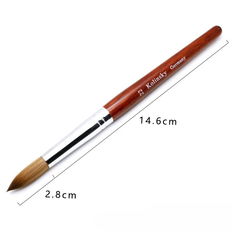 Direct Sale From Factory Mink Hair Kolinsky Crystal Nail Art Pen Single Pack Carved Pen – custom packaging and private label branding