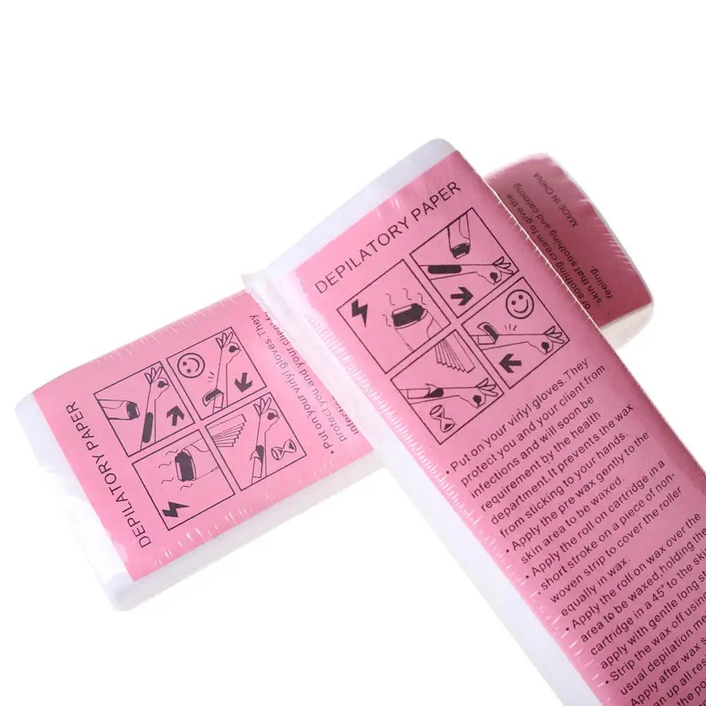 Disposable Non-Woven Hair Removal Wax Strips 7x20cm 100pcs Bulk Body Waxing Paper for – pack size, MOQ, OEM customization options