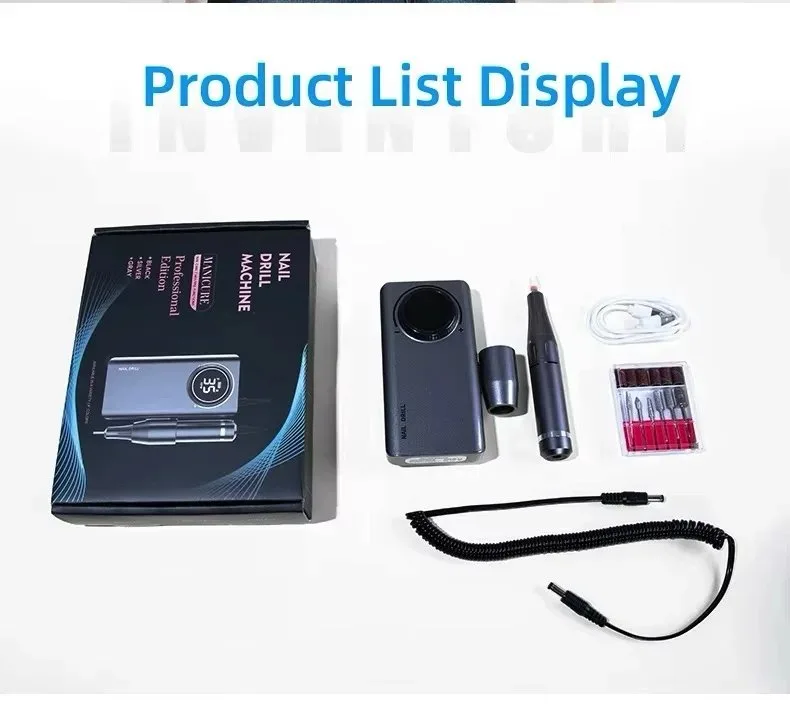 Portable Power Bank UV Nail Polisher Electric Remover Tool with 35000rpm - Professional Nail... – specifications and OEM capabilities