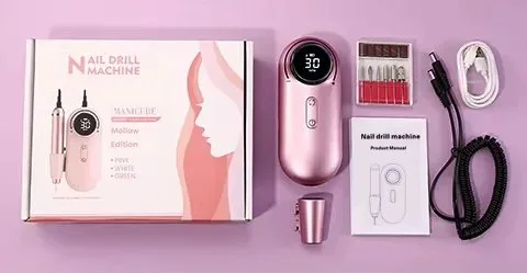 Custom Logo 30pcs Nail Drill Pedicure Machine with UV 301 White Pink Green - Professional Na... – specifications and OEM capabilities