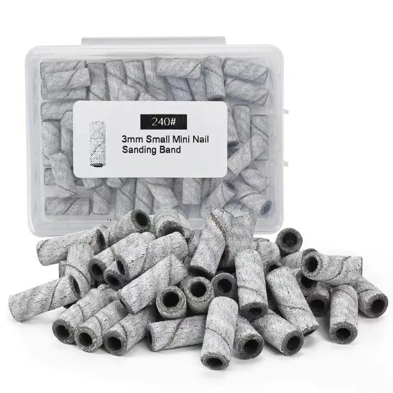 Professional 100Pcs/Box Small Sanding Band for Electric Nail Drill Solid - Sanding Band / Sl... – pack size, MOQ, OEM customization options