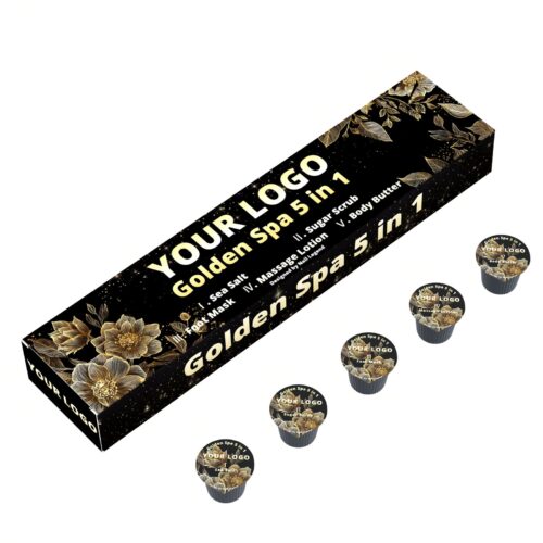 Golden Spa 5-in-1 Pedicure Kit – Private Label OEM Pedicure Kit Manufacturer | Nail Legend B2B