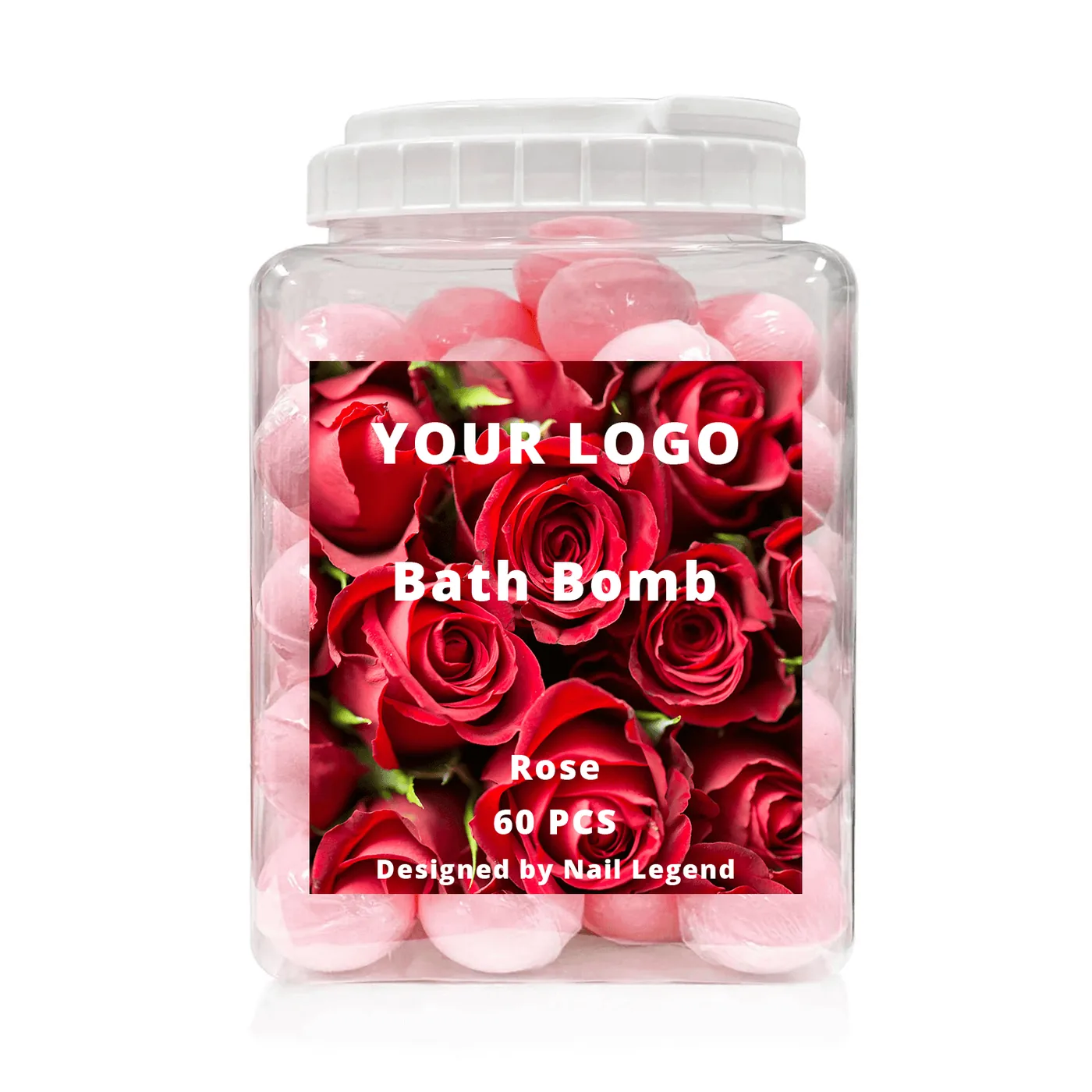 NailLegend Rose-Bath-Bomb OEM private label
