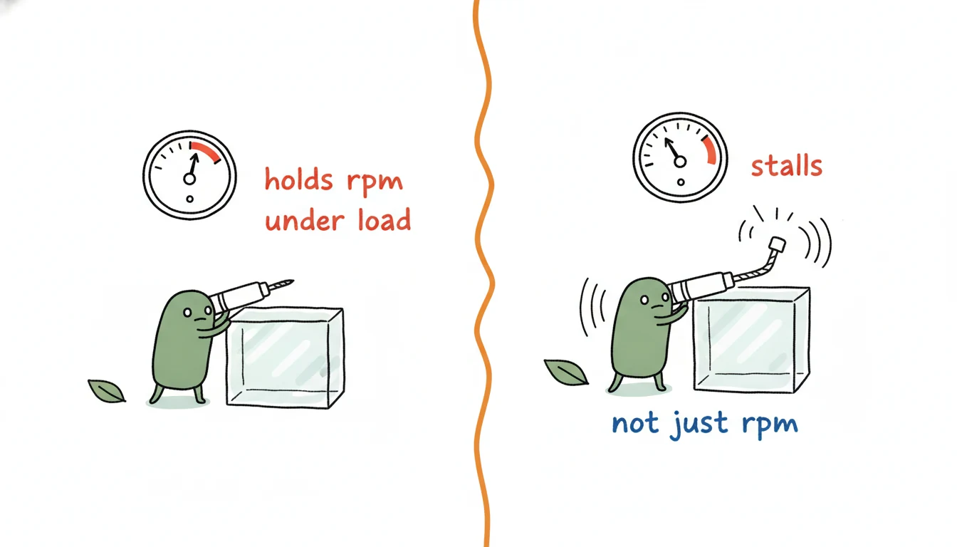 Why nail drill torque matters more than headline RPM — a good drill holds its speed under load