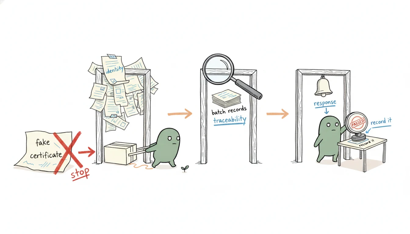 Reputational due diligence gates for private label beauty suppliers