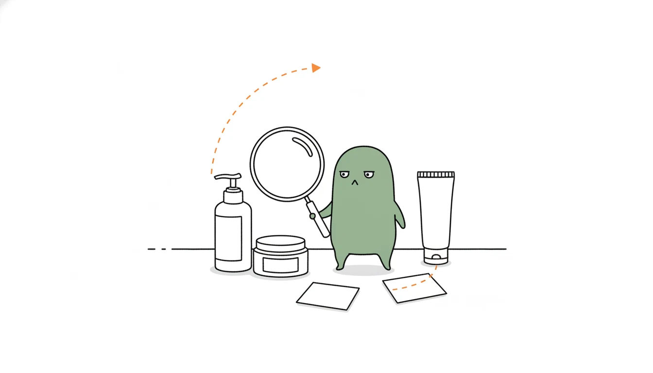 Xiaolv examining sample evidence for unbranded beauty and personal-care product samples in a B2B sourcing guide