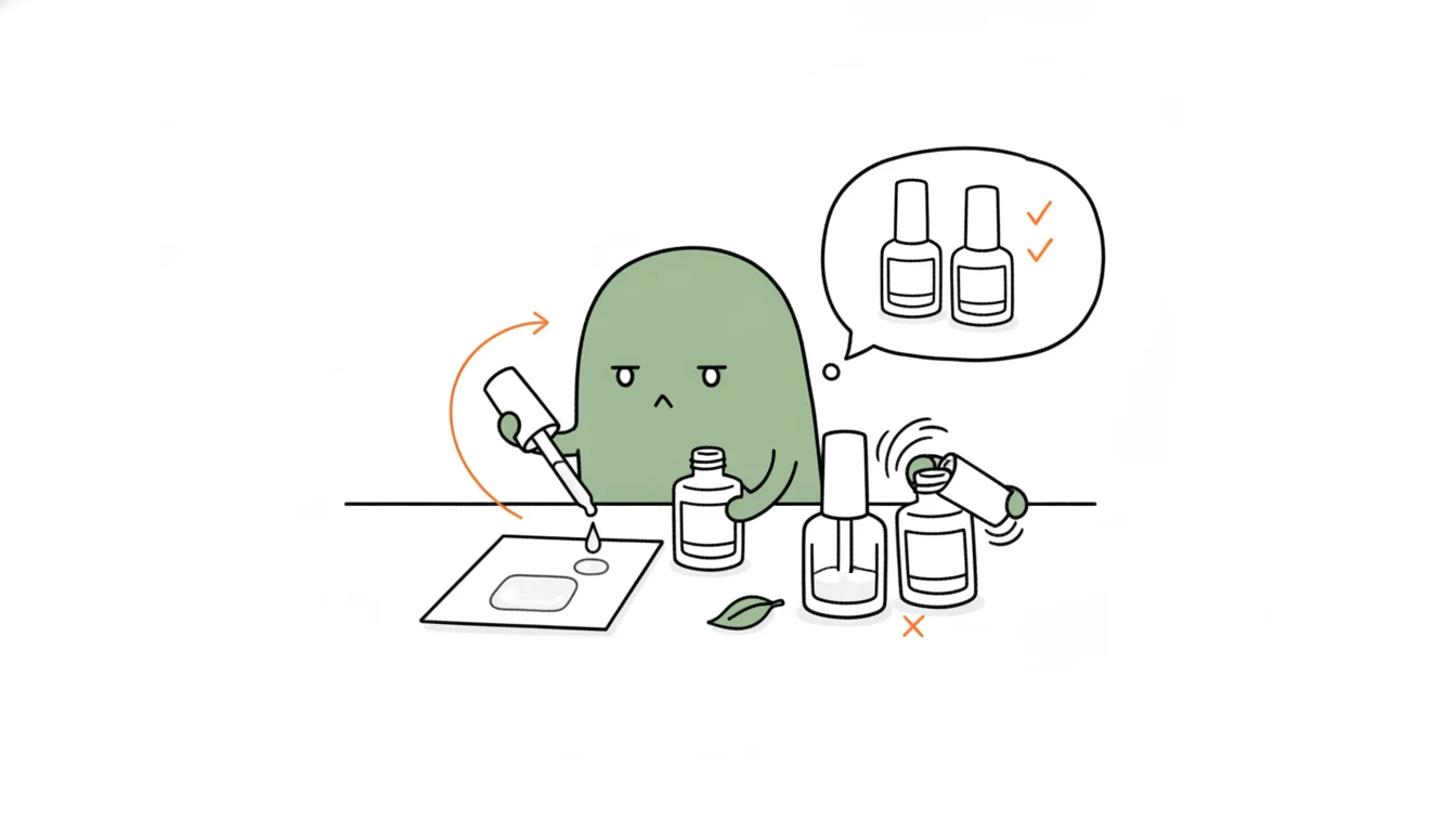 Xiaolv reviewing a sourcing decision for unbranded beauty and personal-care product samples in a B2B sourcing guide