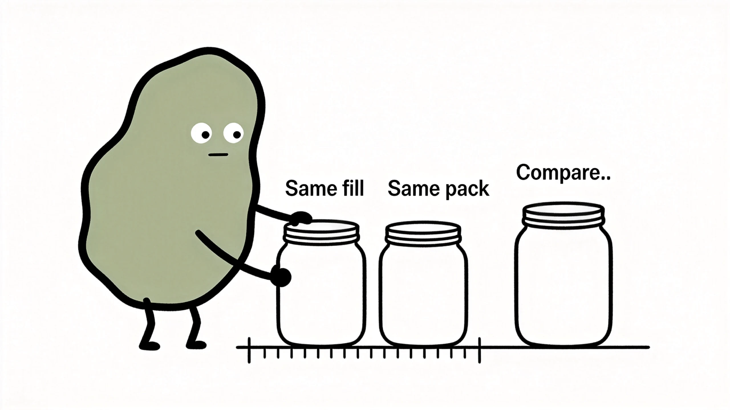 Xiaolv aligns sugar scrub jars to the same fill and packaging specification.