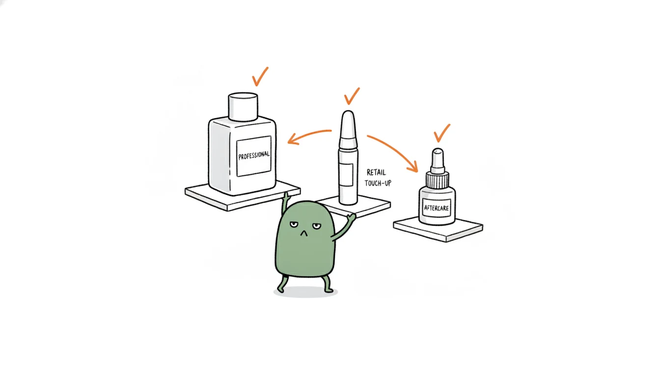 Xiaolv comparing product formats for cuticle softener bottles in a B2B sourcing guide